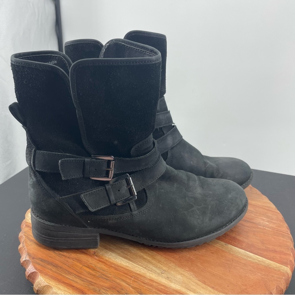 Blondo Tula Waterproof boot black leather Sz 9